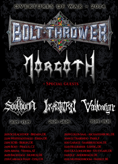 Bolt Thrower - Overtures of War 2014