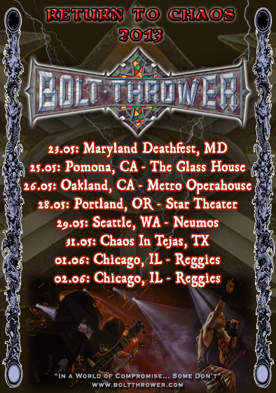 Bolt Thrower USA Tour